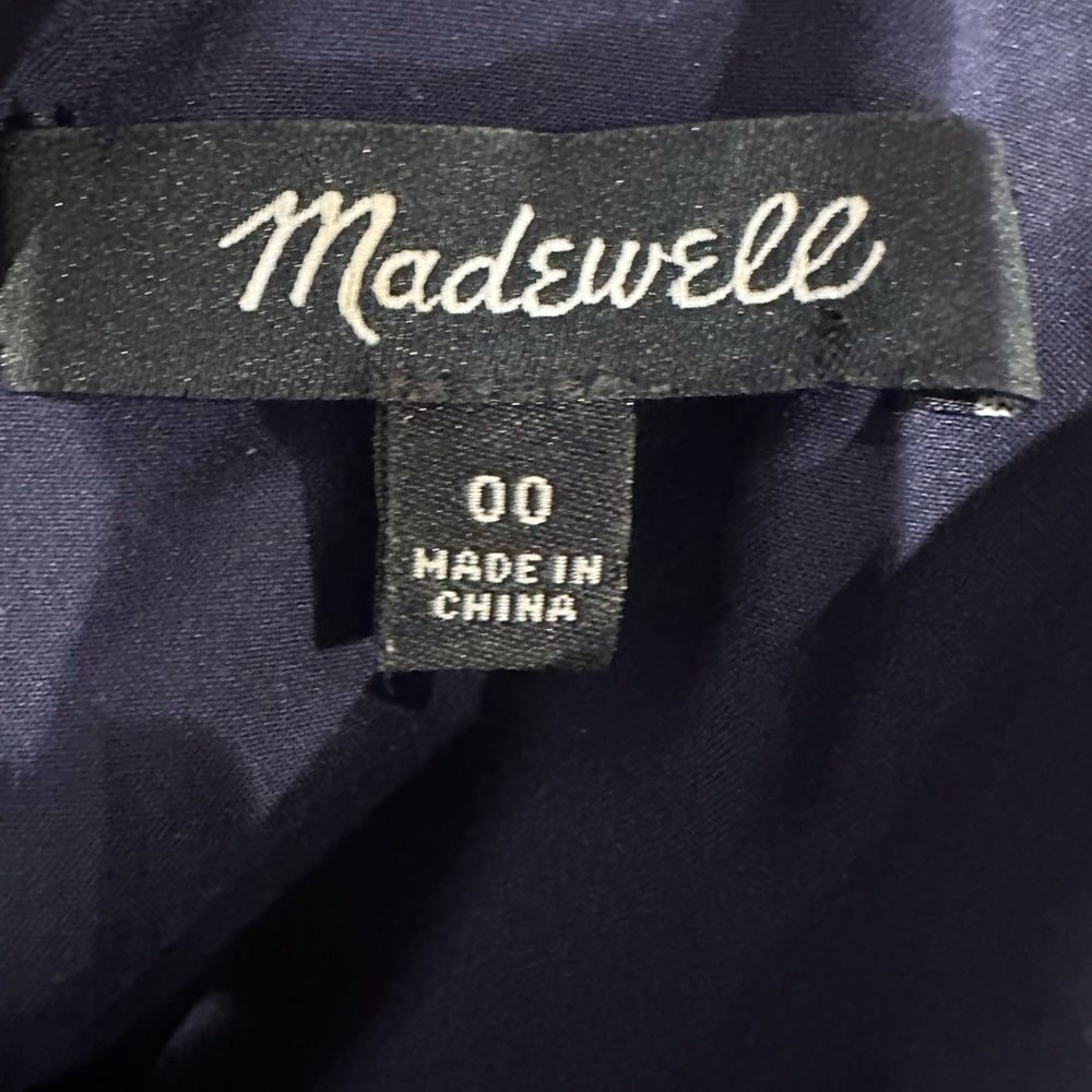 Madewell amaranth wrap mini dress moonless floral - Picture 5 of 5